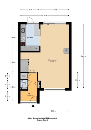 Plattegrond - Dr. Albert Schweitzerlaan 119, 1443 WR Purmerend - Albert Schweitzerlaan 119_bg.jpg